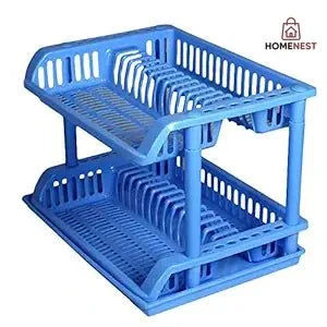2 Tier Kitchen Platerack With DrYing Dish Spoon Holder