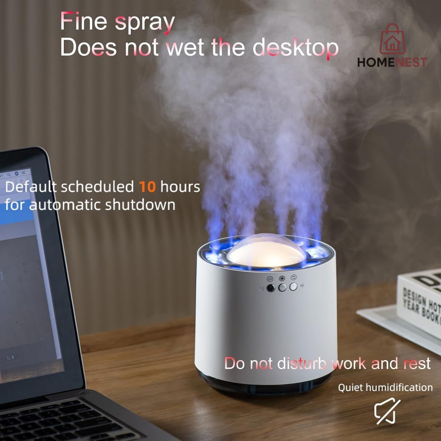 Cool Mist Humidifier With attractive Lights