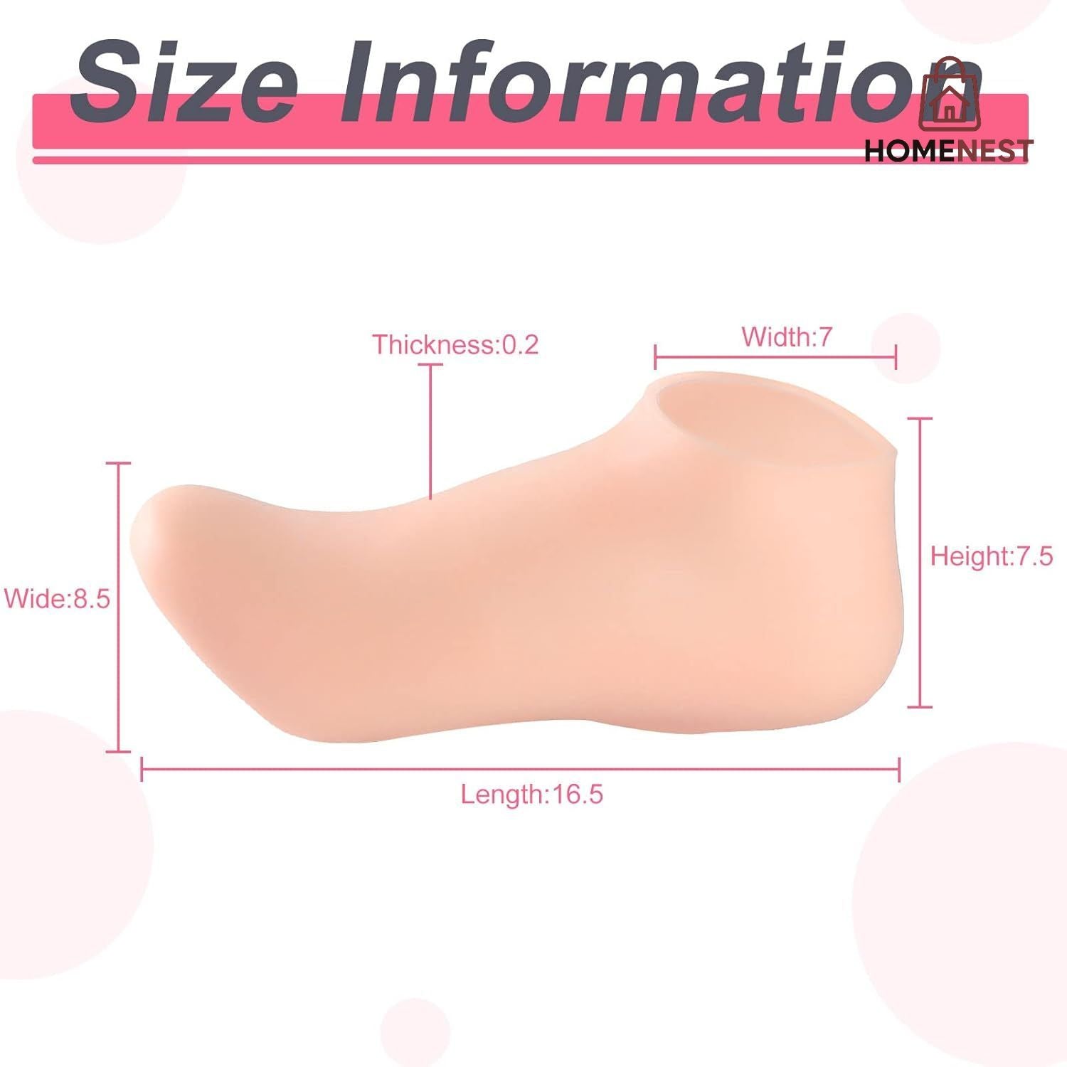 Reusable Moisturizing Silicone Socks