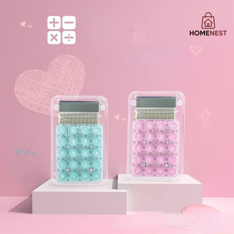Mini Transparent Pocket Calculator (Pack of 2)