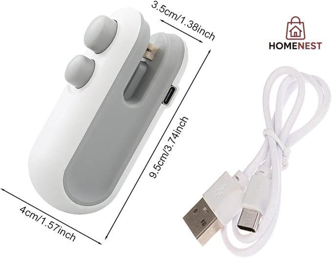 Rechargeable Mini Pocket Shoppers Sealing Device