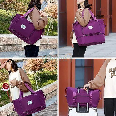 Waterproof Expandable Travel Bag ( RANDOM COLOR )