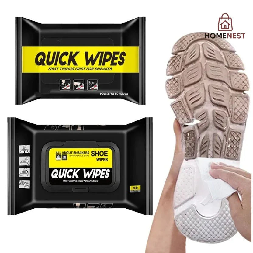 Instant Shoe Cleaning Wipes - 50 Wipes/Pack