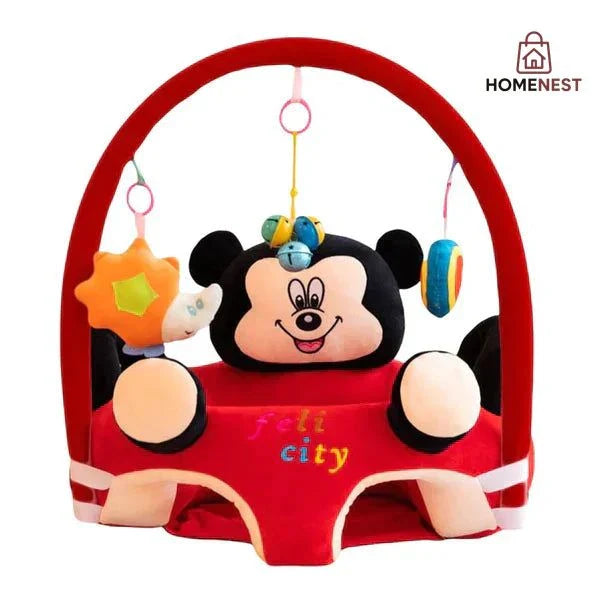 Cute Cartoon Animal Baby Sofa Cradle Support Seat Cover Toddlers