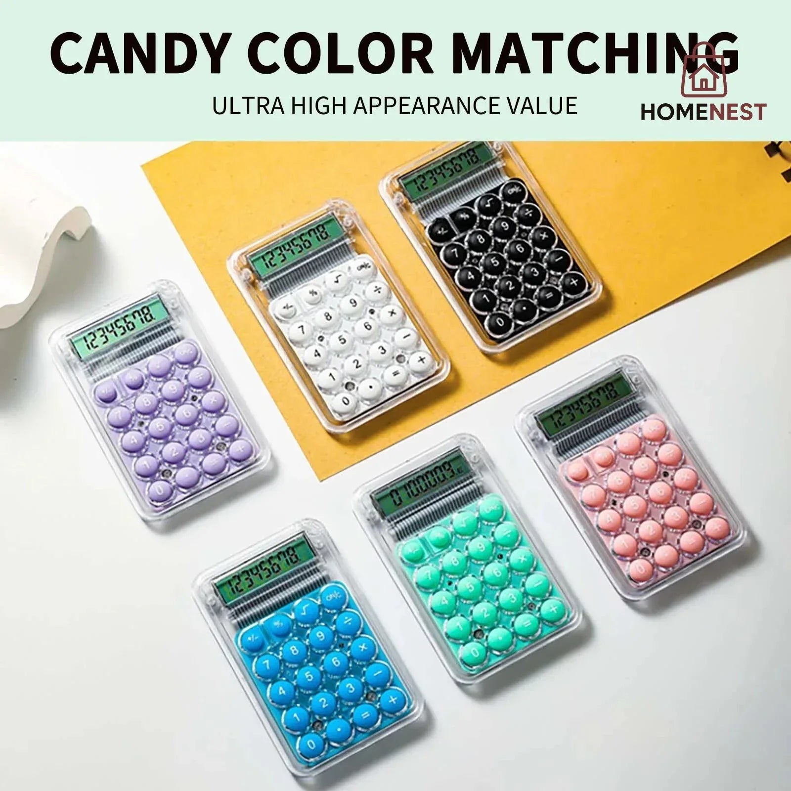 Small Portable Cute Silent Calculator