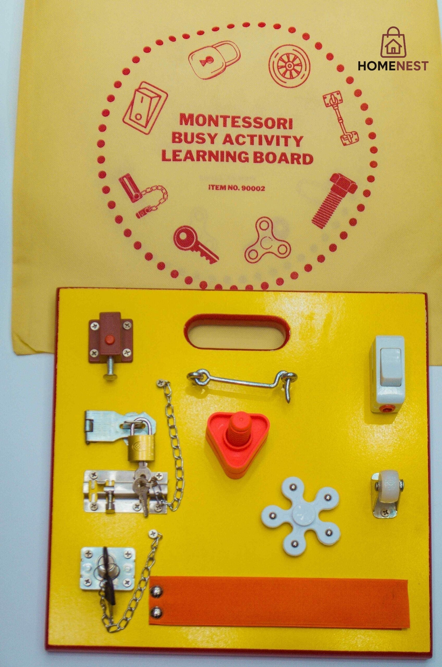 Wooden Montessori Busy Activity Learning Board