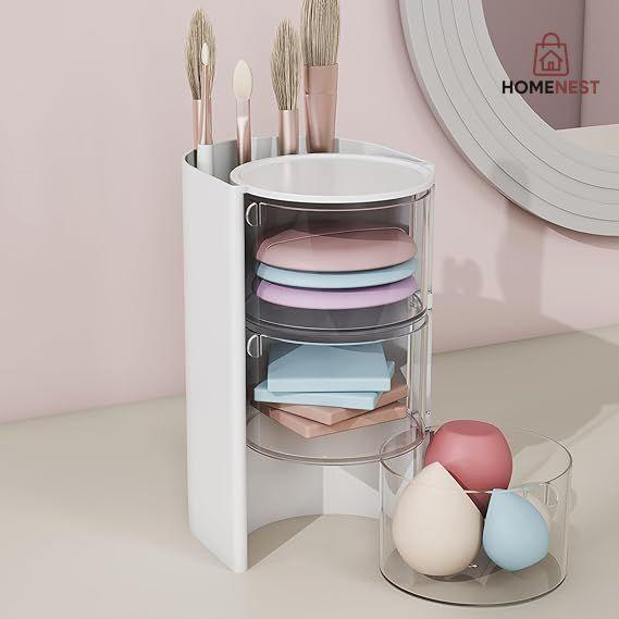 3 Layer Makeup Brush Holder