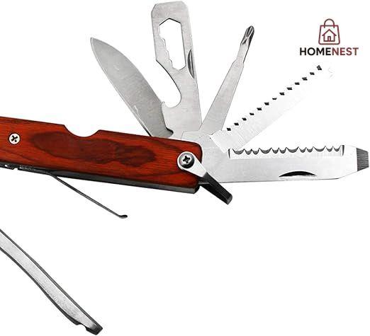 15 in 1 Multifunction Claw Hammer and Plier, Screw drivers, knives, Perfect of Everyday use.