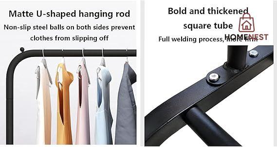 Single Pole Metal Cloth Stand