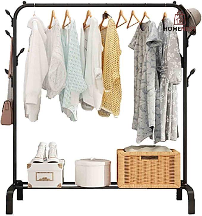Metal Multi Purpose Clothes Hanger Rack  & Garments Rack  Load Bearning 50kg