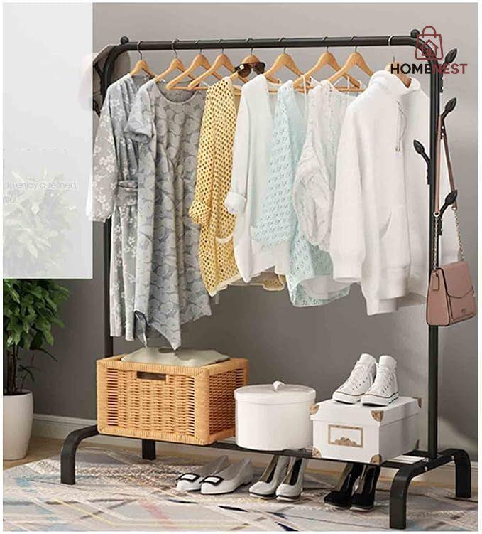 Metal Multi Purpose Clothes Hanger Rack  & Garments Rack  Load Bearning 50kg