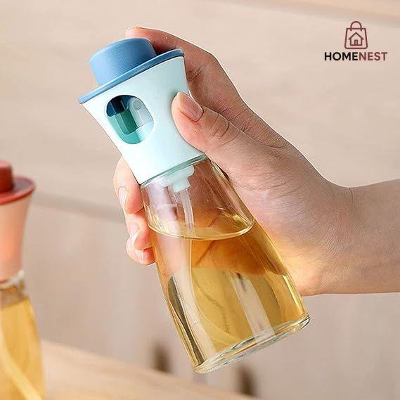 Versatile Glass Oil Sprayer for Cooking, Transparent Oil Spray Bottle for Cooking, Baking, Roasting, Grilling,Salad