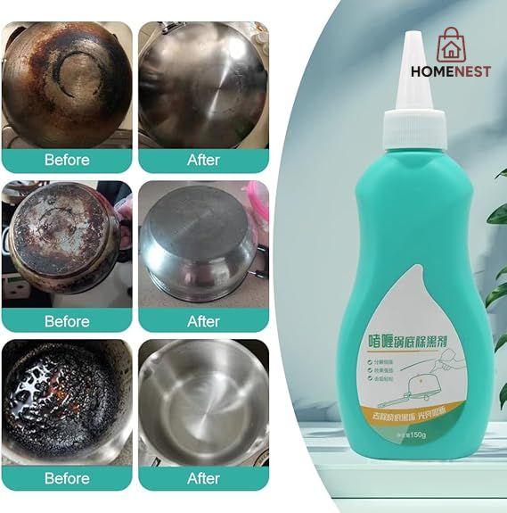 Pot Bottom Grease Cleaner Cookware Heavy Oil Removal