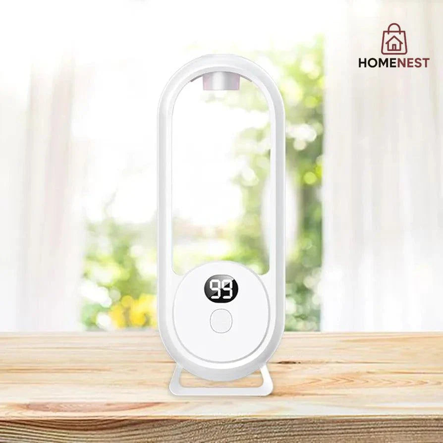 Wall Mounted Essential Oil Diffuser Rechargeable Timed Spray Digital Display Air Freshener