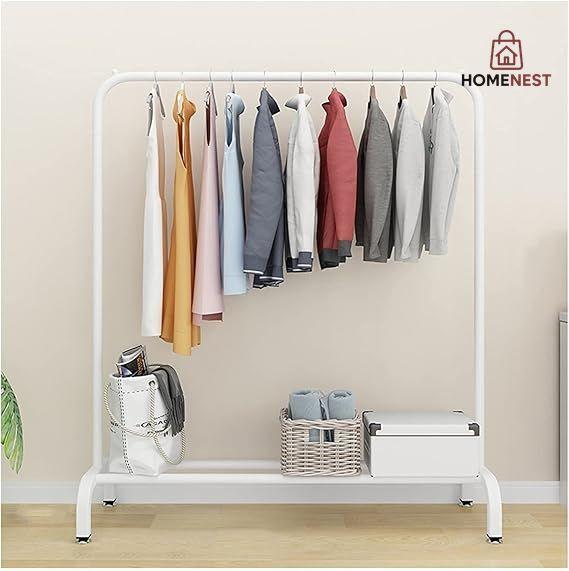 Single Pole Metal Cloth Stand