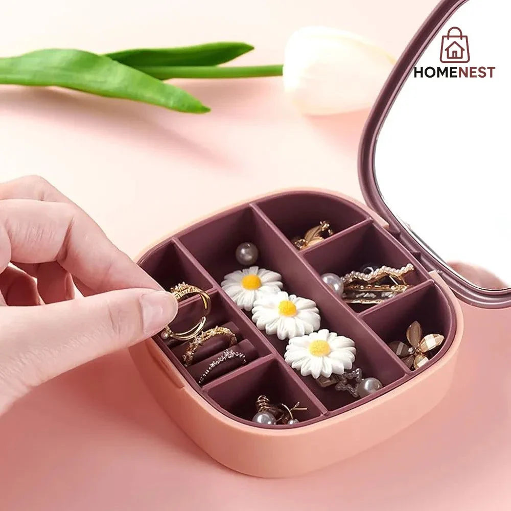 ✨ Stylish Portable Jewelry Organizer