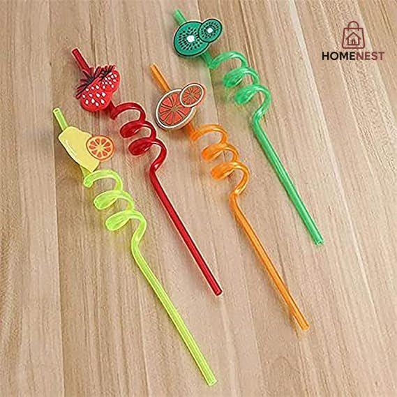 PACK OF 4 ACRYLIC STRAW