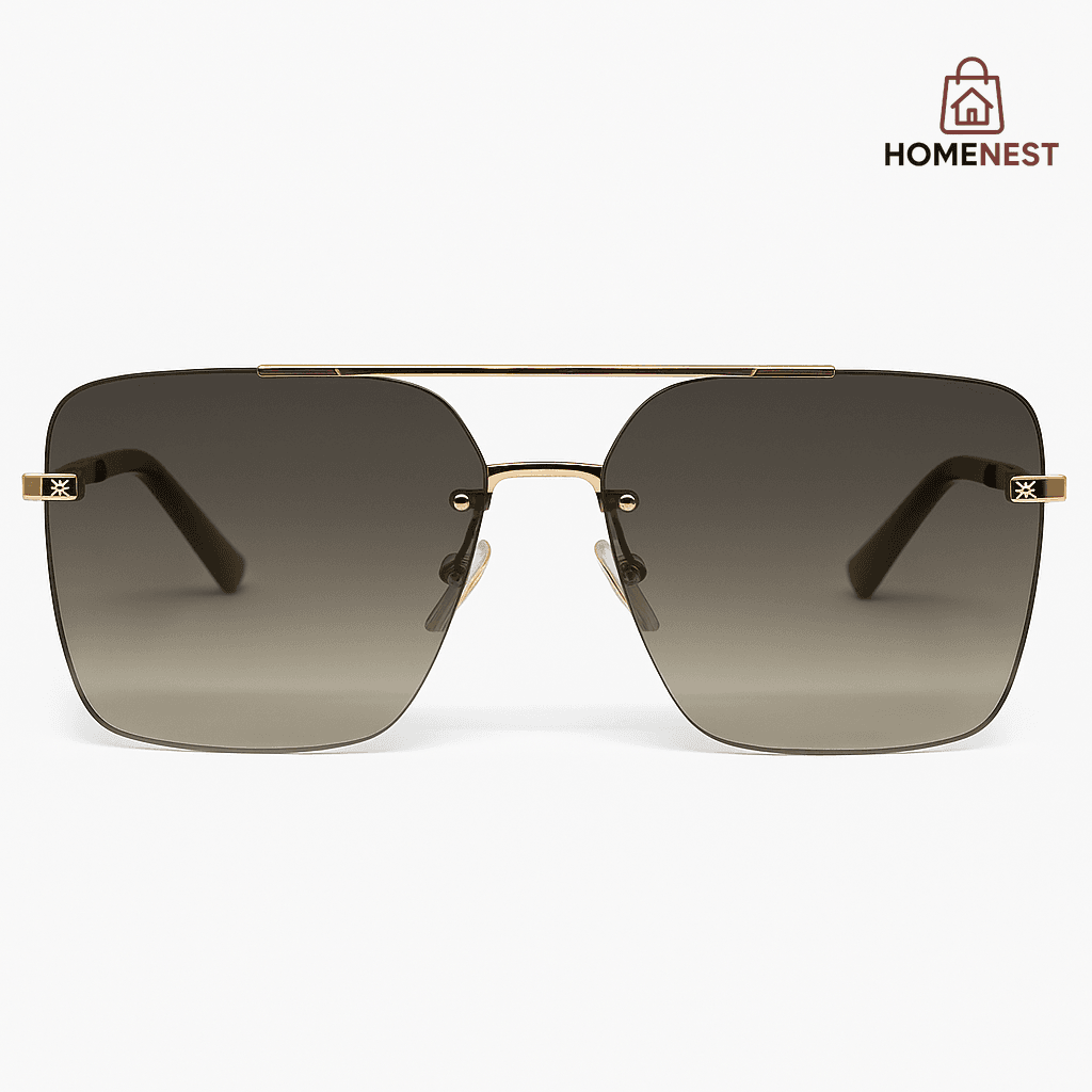Gold & Black Arms sunglasses