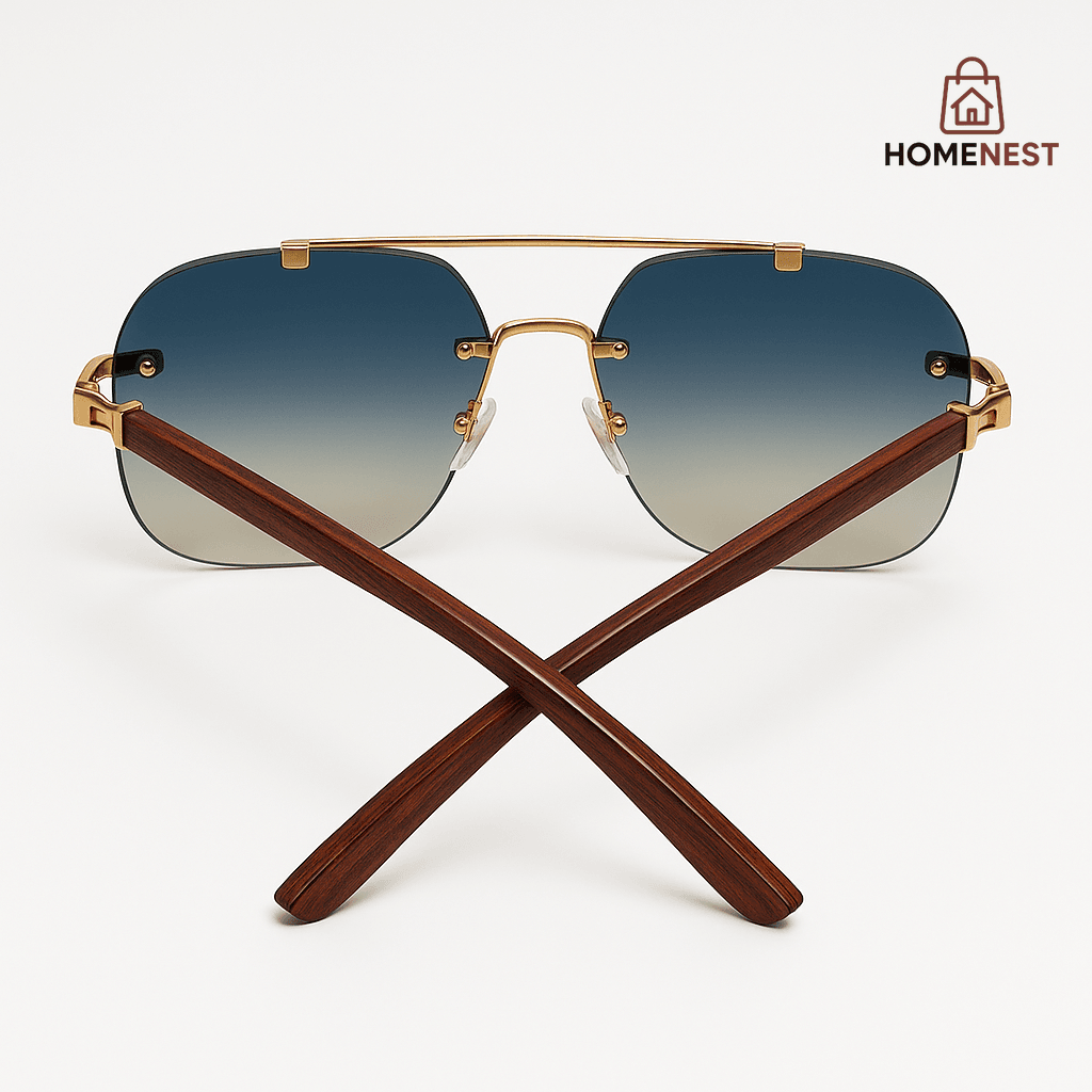 Luxury Gradient Aviator Sunglasses