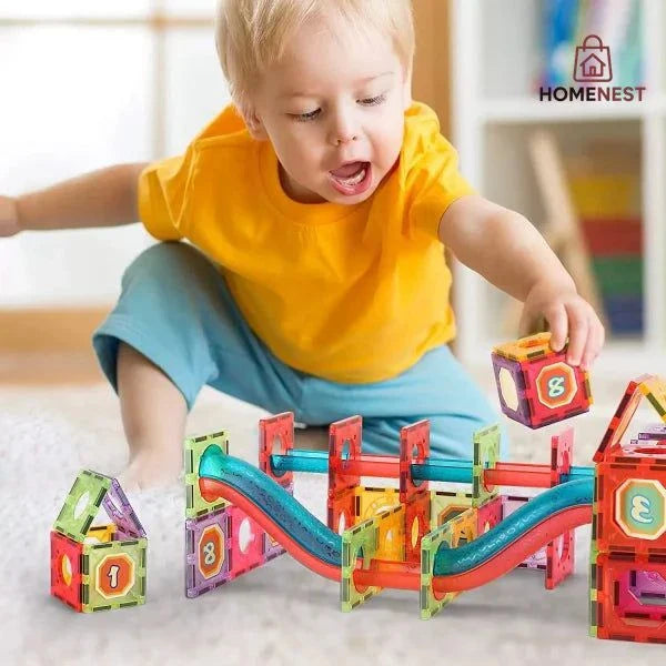 DIY Creative Magnetic Building Blocks – 72 Pieces