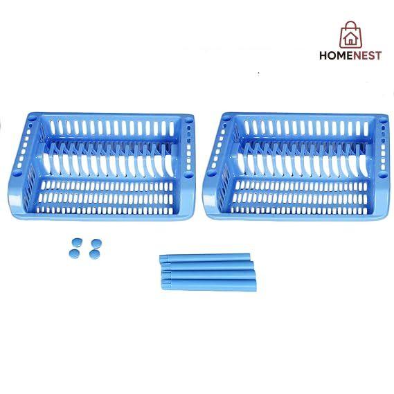 2 Tier Kitchen Platerack With DrYing Dish Spoon Holder
