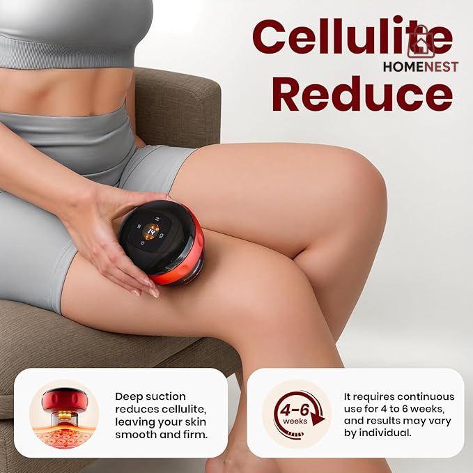 Rechargeable Vacuum Cupping Massage Anti Cellulite Magnet Therapy Wireless Guasha Scraping Fat Burner Slimming Body Scraping Cupping Hajama