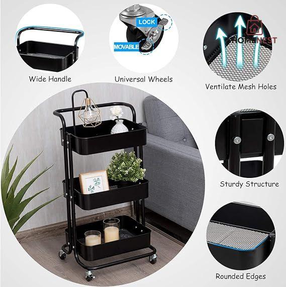 MULTIPURPOSE 3 TIER TROLLEY IMPORTANTED