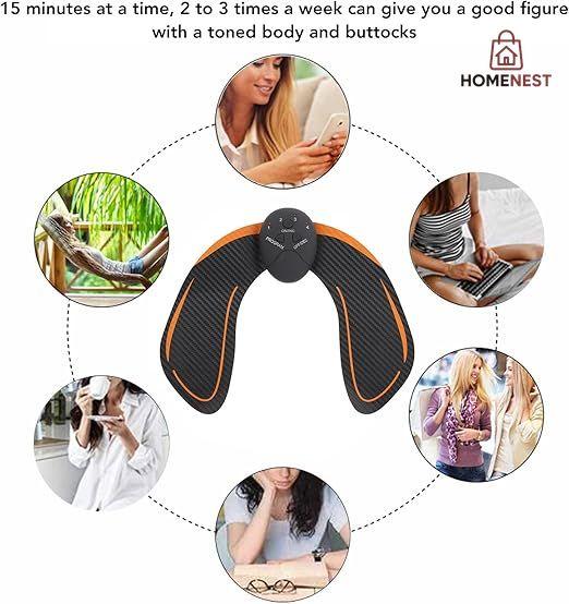 EMS 6 Mode Body butt pads Massager