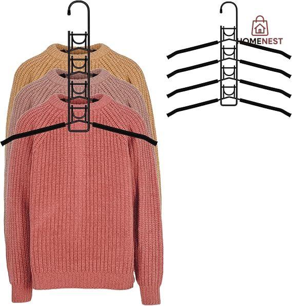 5 in 1 Non-Slip Metal Sweater Hanger