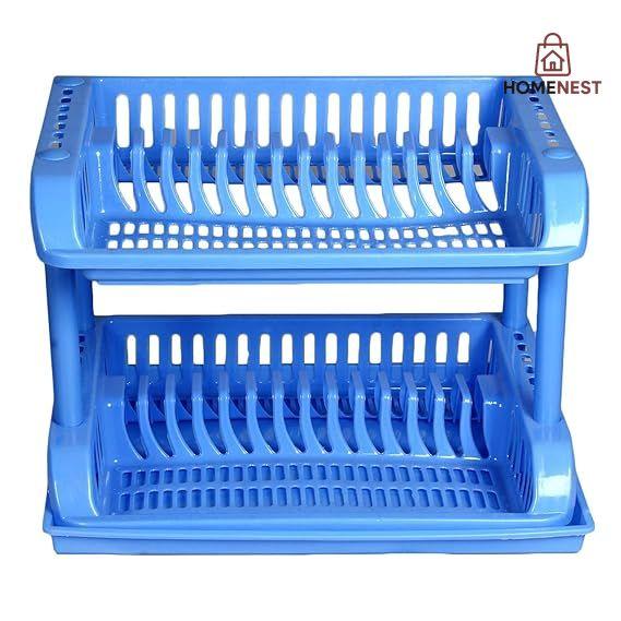 2 Tier Kitchen Platerack With DrYing Dish Spoon Holder