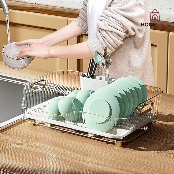 Acrylic Luxury Dish Drain Rack