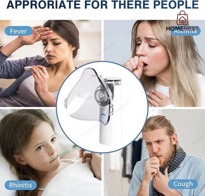Portable Nebulizer - Nebulizer Machine for Adults and Kids, Mesh Nebulizer for Breathing Problems, Handheld Nebulizer