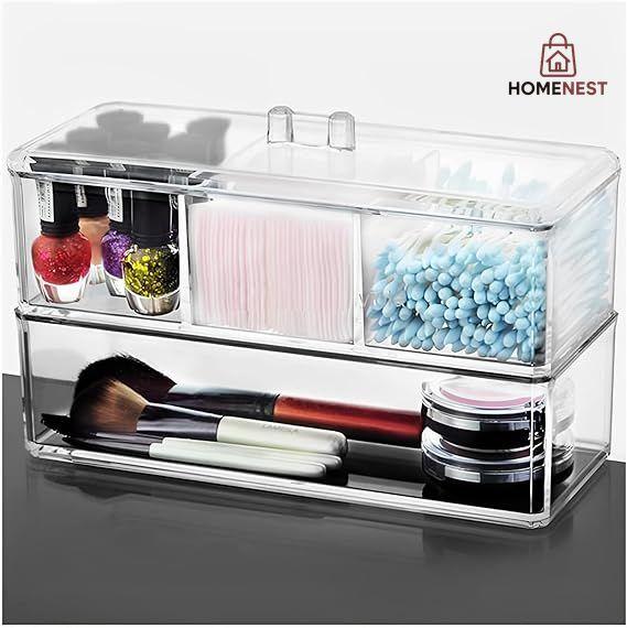 Double Layer Clear Acrylic Boxes K Cup Storage Boxes