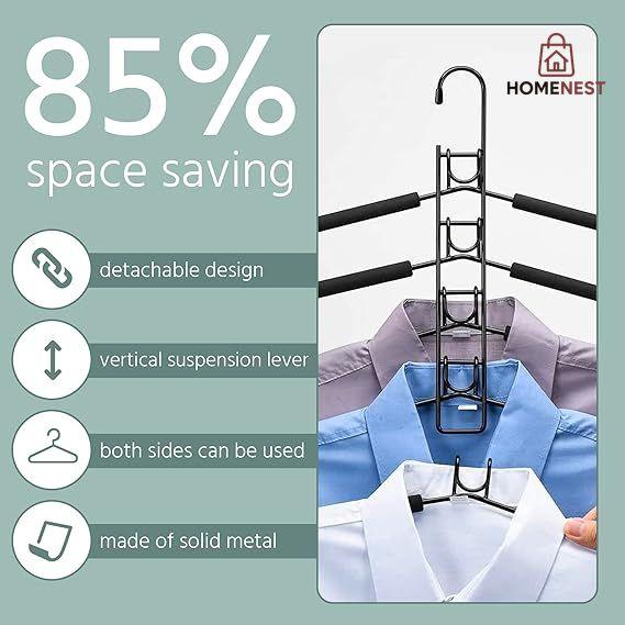 5 in 1 Non-Slip Metal Sweater Hanger