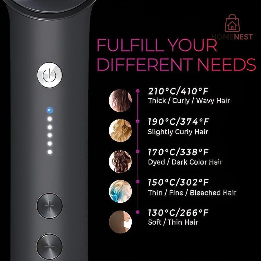 Heating Electric Hair Straightener HQT-909B