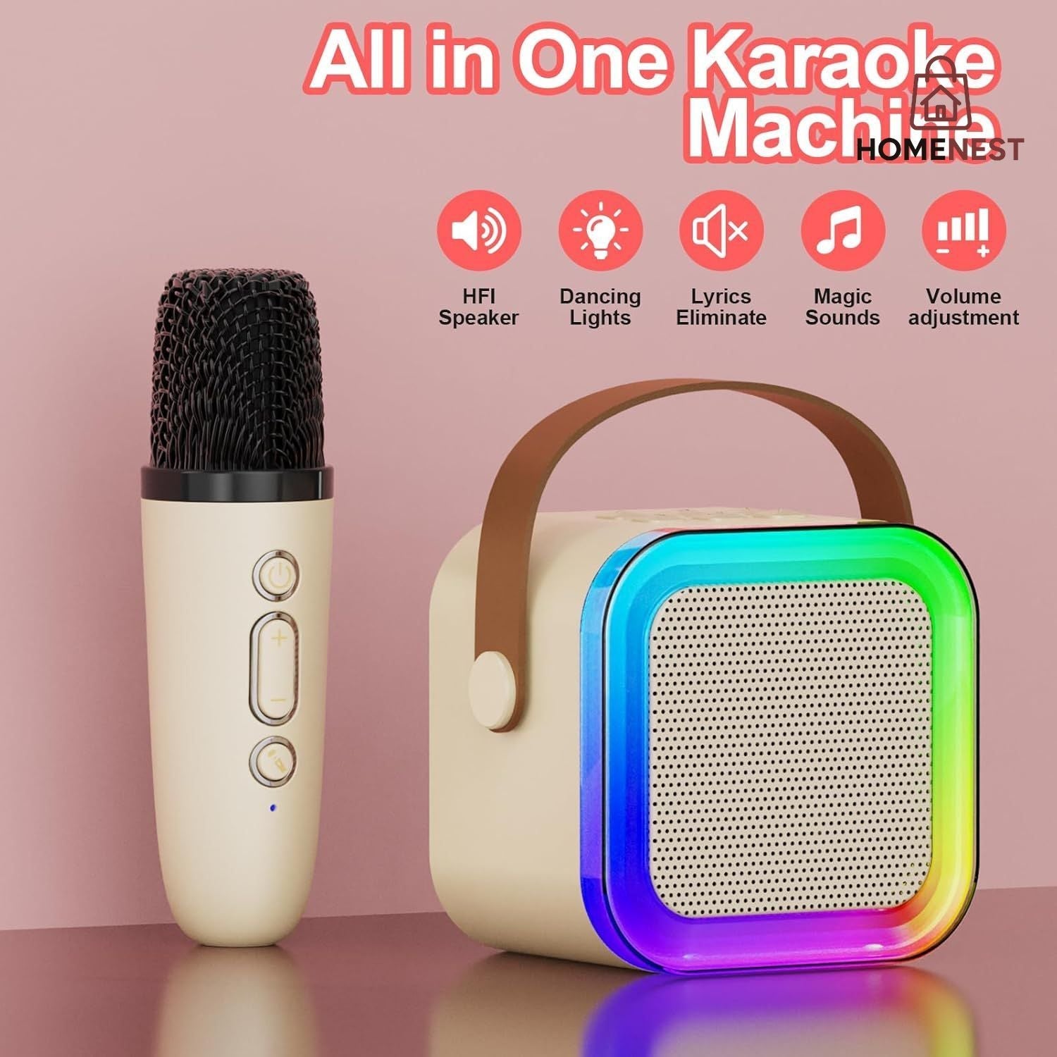 Portable Bluetooth Karaoke Machine