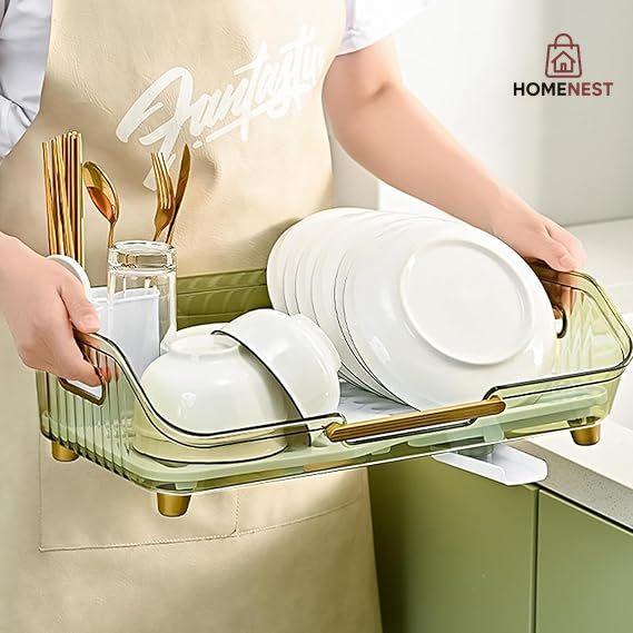 Acrylic Luxury Dish Drain Rack
