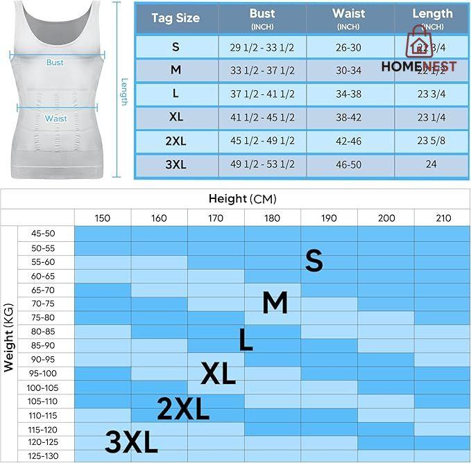 Slim 'n Lift Slimming Vest for Men