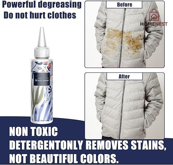 Oil Stain Remover For Clothes.