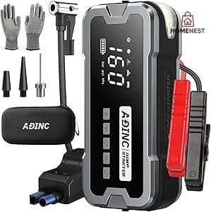 ADINC Car Jump Starter with Air Compressor