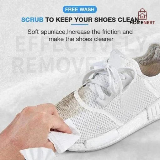 Instant Shoe Cleaning Wipes - 50 Wipes/Pack