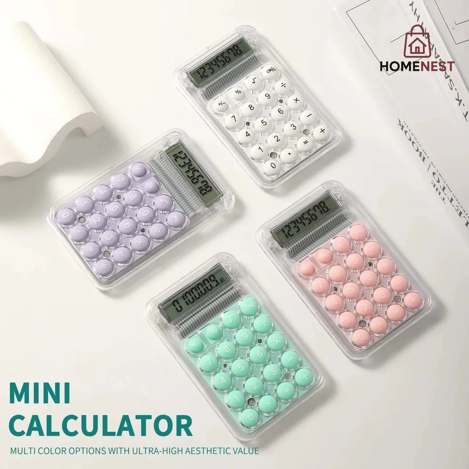 Small Portable Cute Silent Calculator