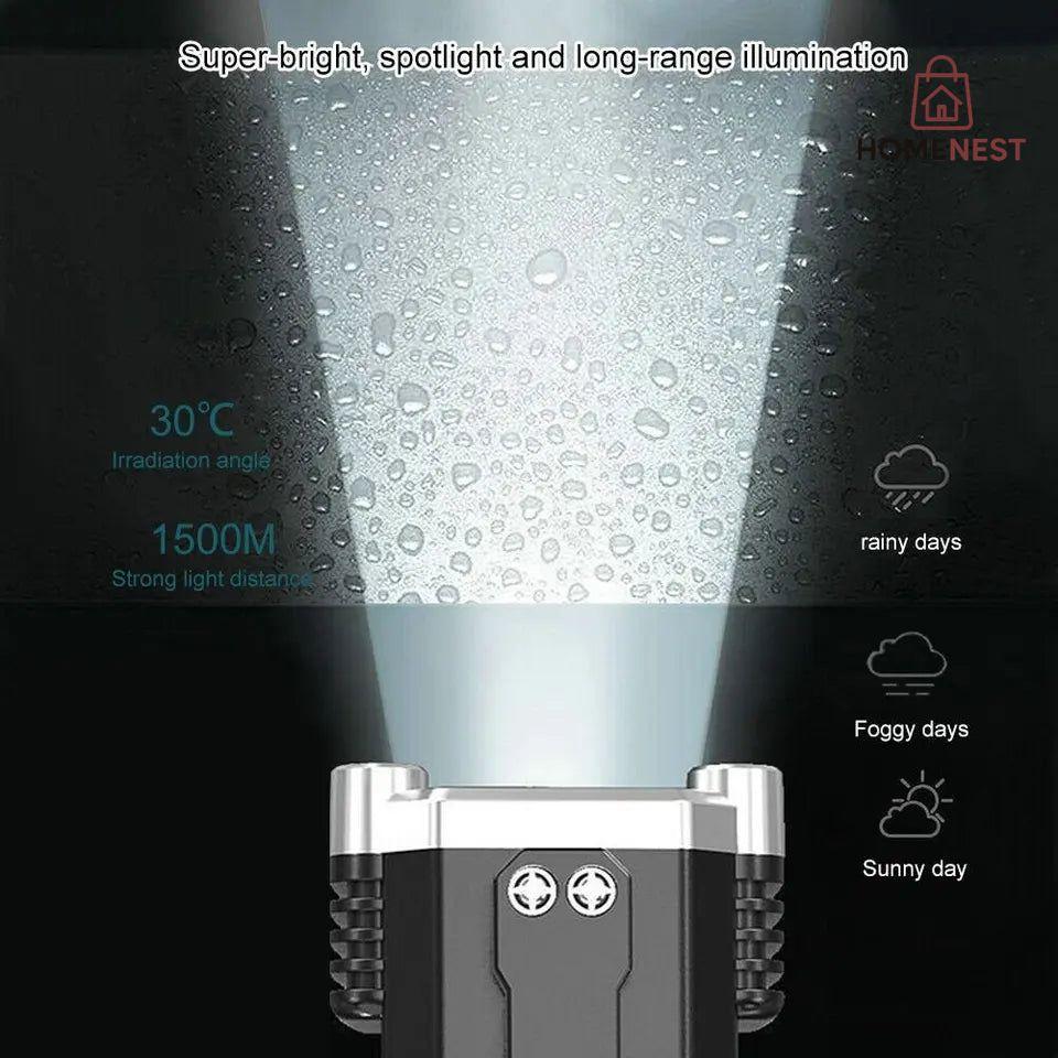Multifunctional Hammer Torch with cutter and power bank