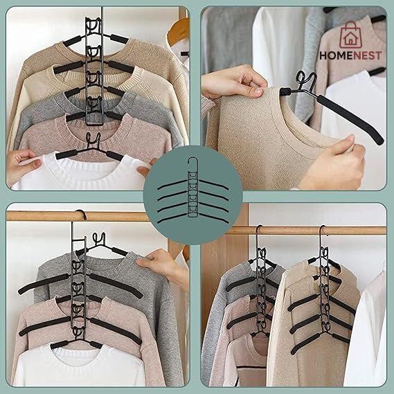 5 in 1 Non-Slip Metal Sweater Hanger