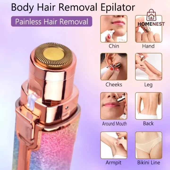 2 in 1 Battery Operated Eyebrow Trimmer