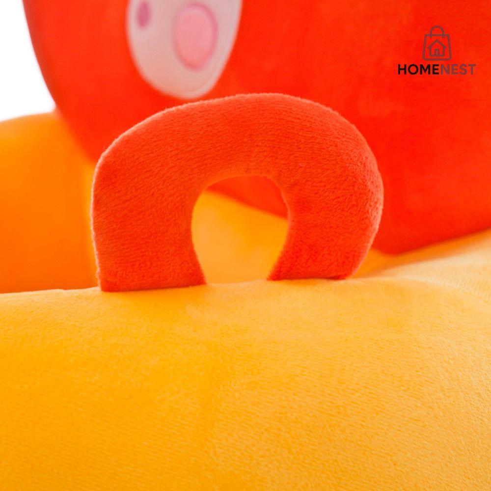 Learn to Sit with Back Support 3D Character Baby Floor Seat Rabbit