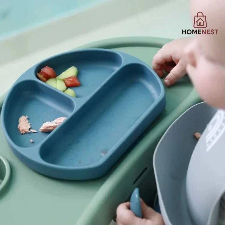 Baby 4pcs Silicone Feeding set