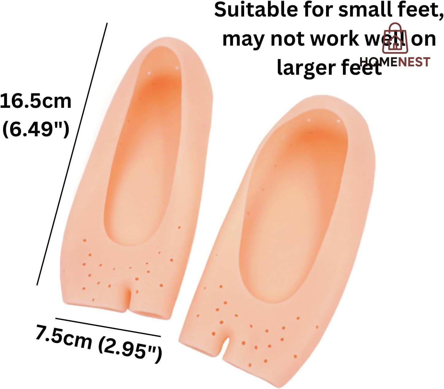 SILICONE CUT HEELS
