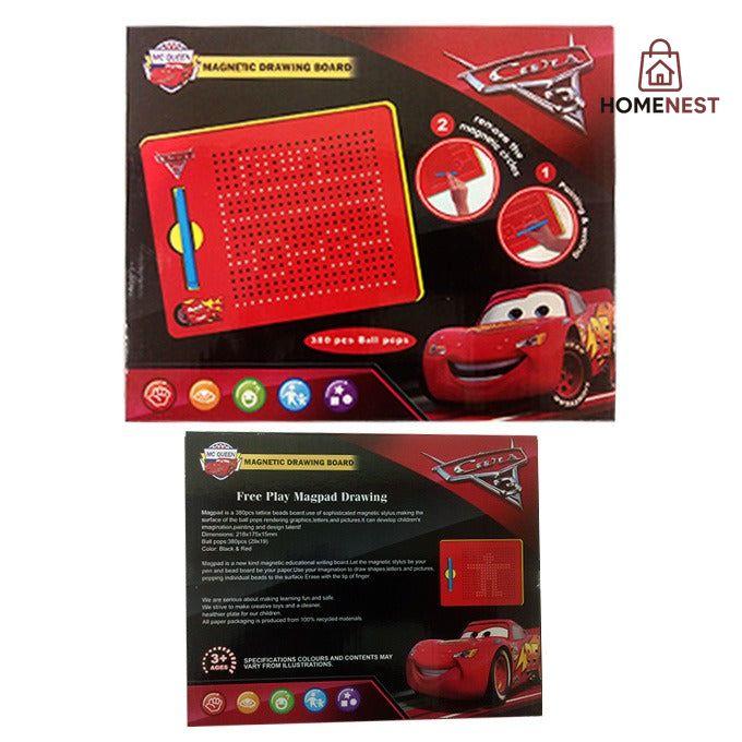 CARS MCQUEEN MAGNETIC DRAWING BOARD – 714 PCS BALL POPS Large