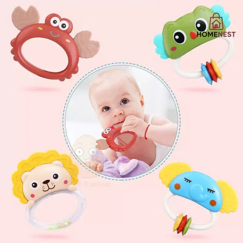 Baby Music Crib/Cot Mobile with Projector And Remote Red